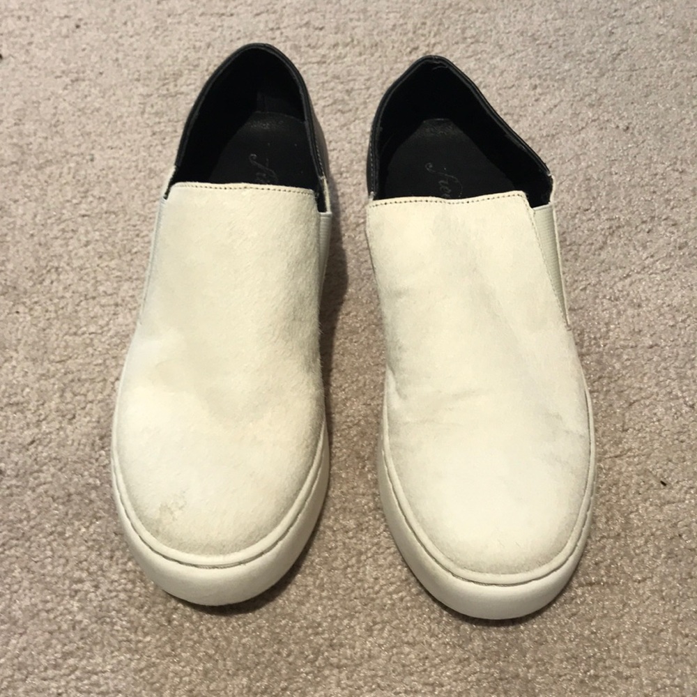 Free People Slip On Black White Size 37
